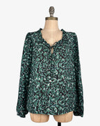 Blusa fluida estmapada