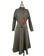 Vestido largo nylon verde