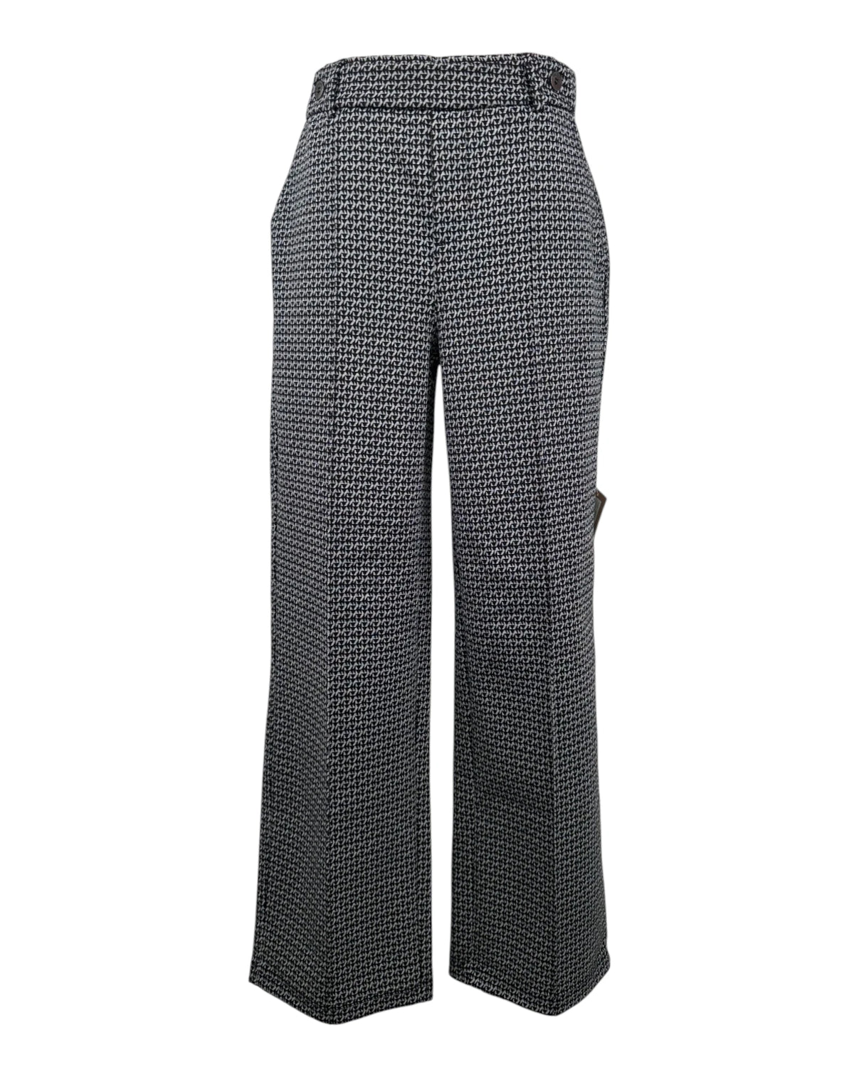 Pantalón negro y gris