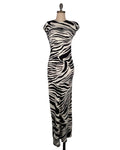 Vestido largo zebra