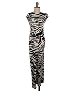 Vestido largo zebra