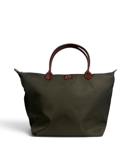 Bolso verde lona