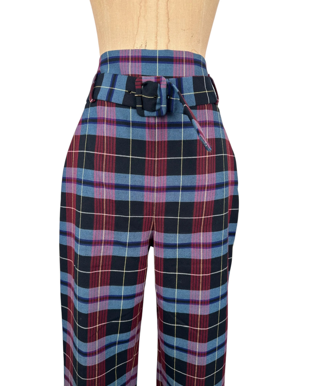 Pantalón escoces azul granate (2)