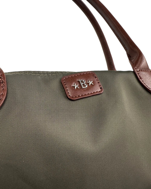 Bolso verde lona (2)