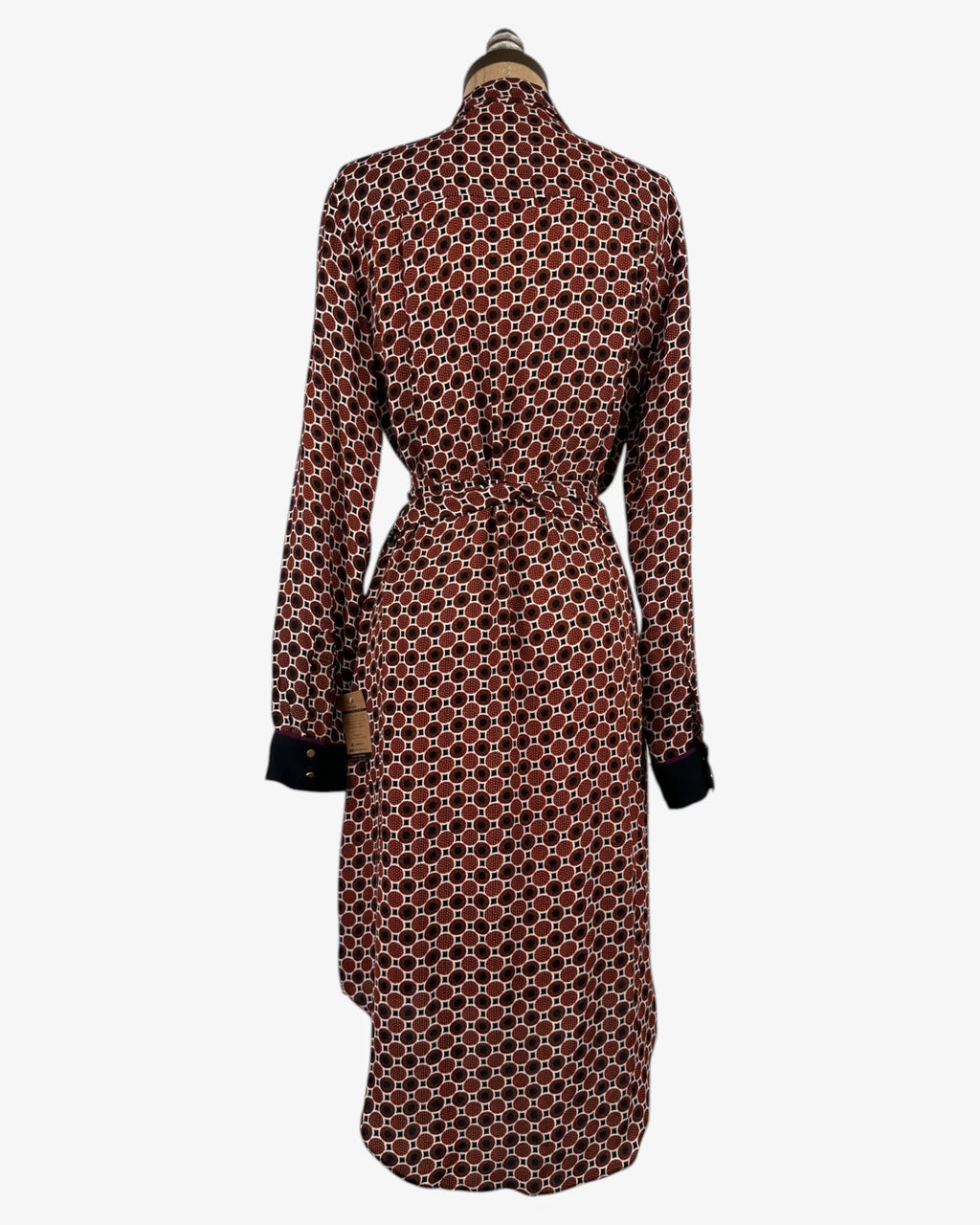 Vestido estampado marrón (2)