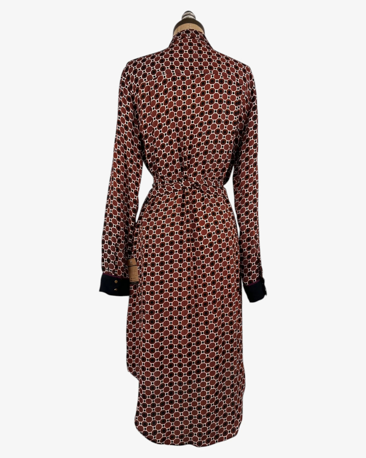 Vestido estampado marrón (2)
