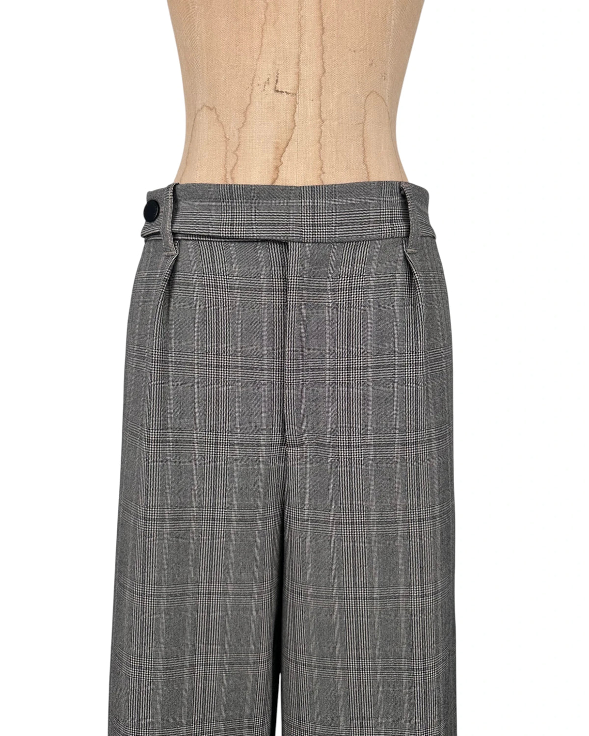 Pantalón escoces gris marrón (2)