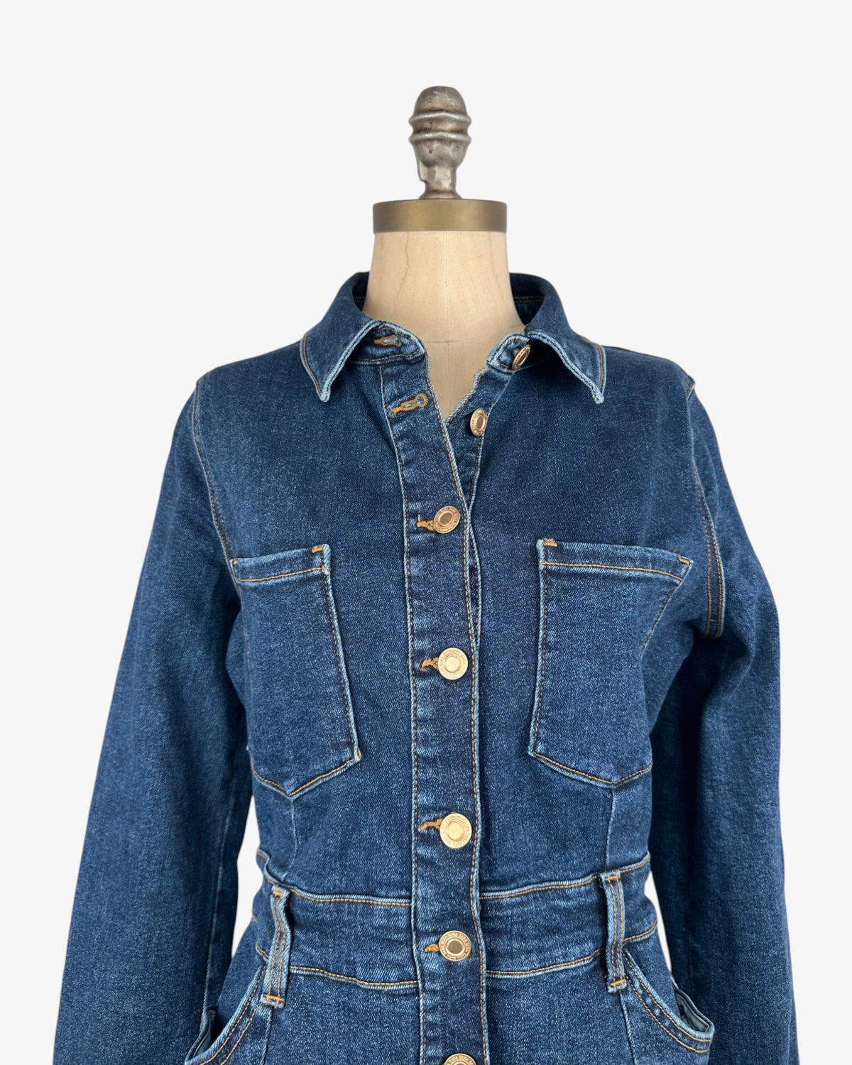 Vestido denim camisero (3)