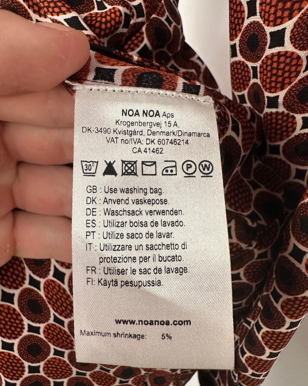 Vestido estampado marrón (3)