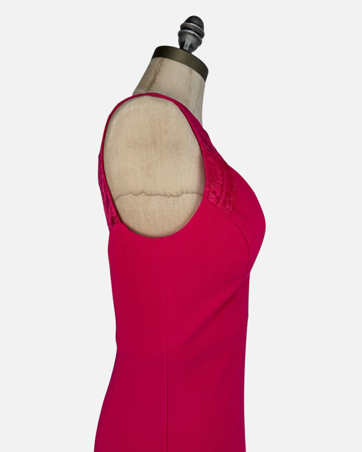 Vestido con encaje fucsia (3)