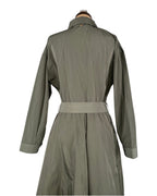 Vestido largo nylon verde (4)