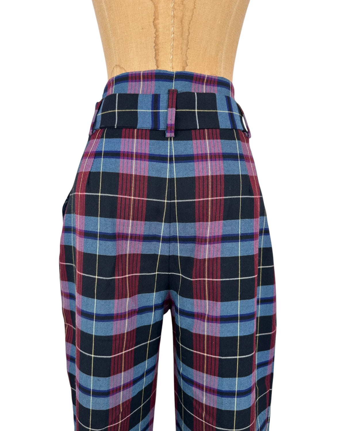 Pantalón escoces azul granate (4)