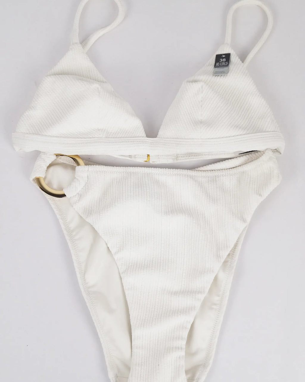 Bañador dos piezas blanco