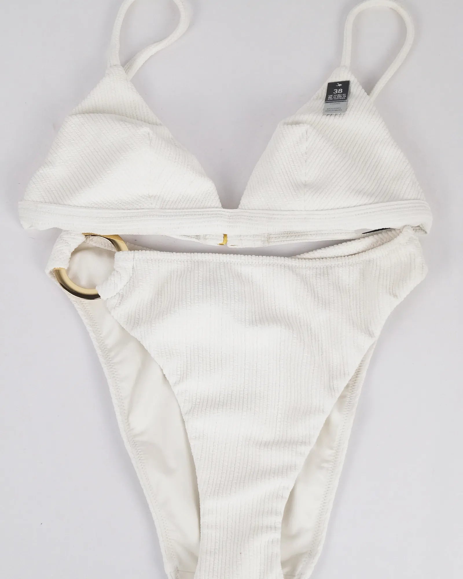 Bañador dos piezas blanco