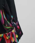 Camisa combinada con seda