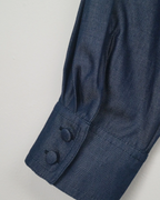 Camisa combinada con seda