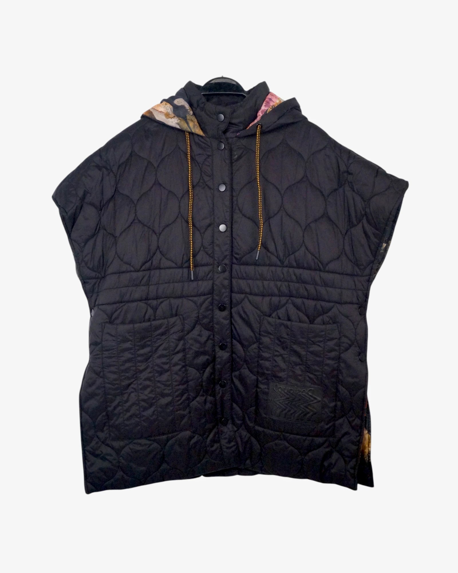 Chaleco negro capitoneado
