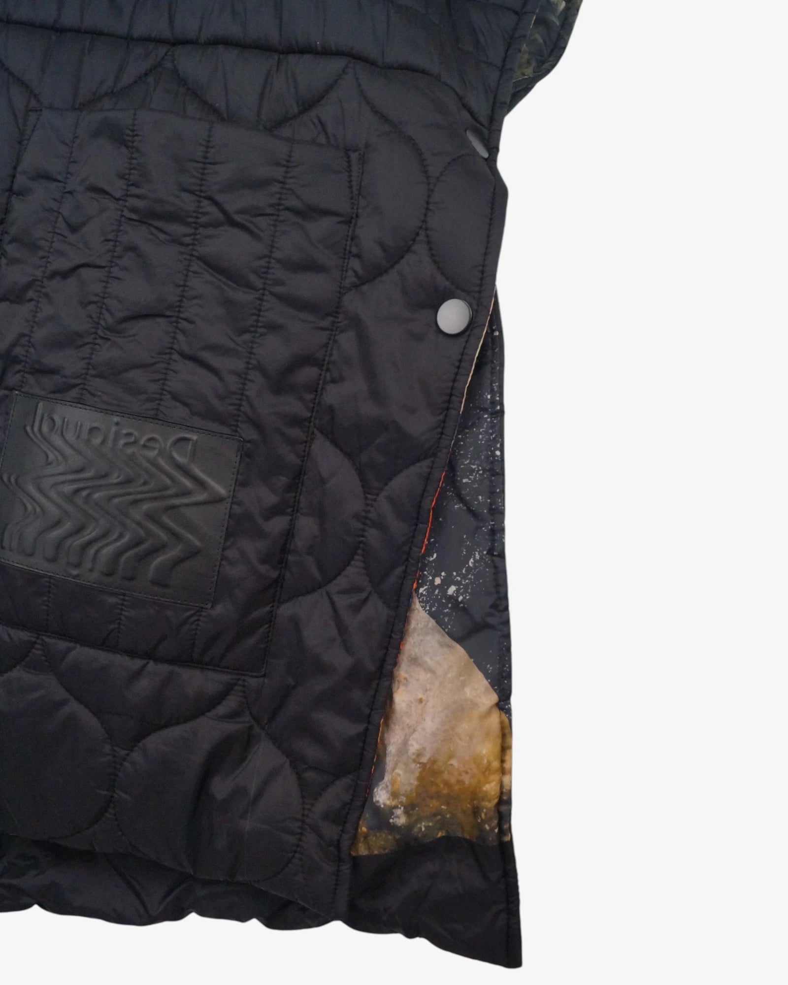 Chaleco negro capitoneado