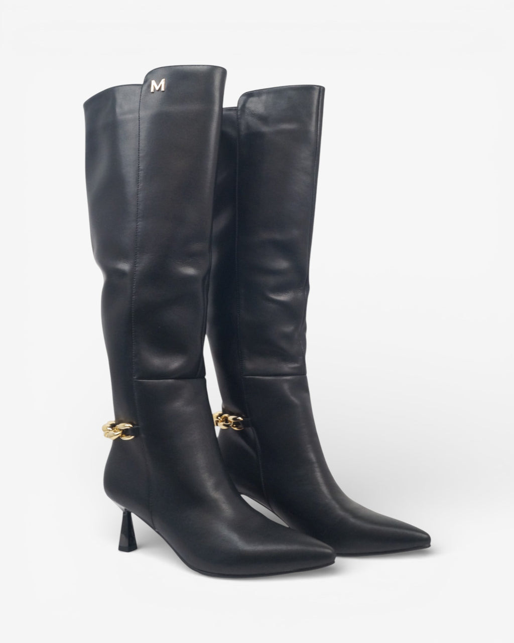 Bota de piel alta
