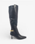 Bota de piel alta