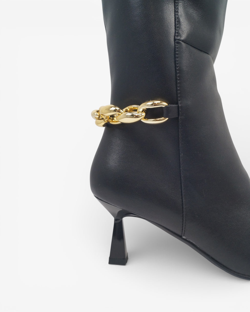 Bota de piel alta