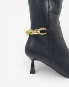 Bota de piel alta