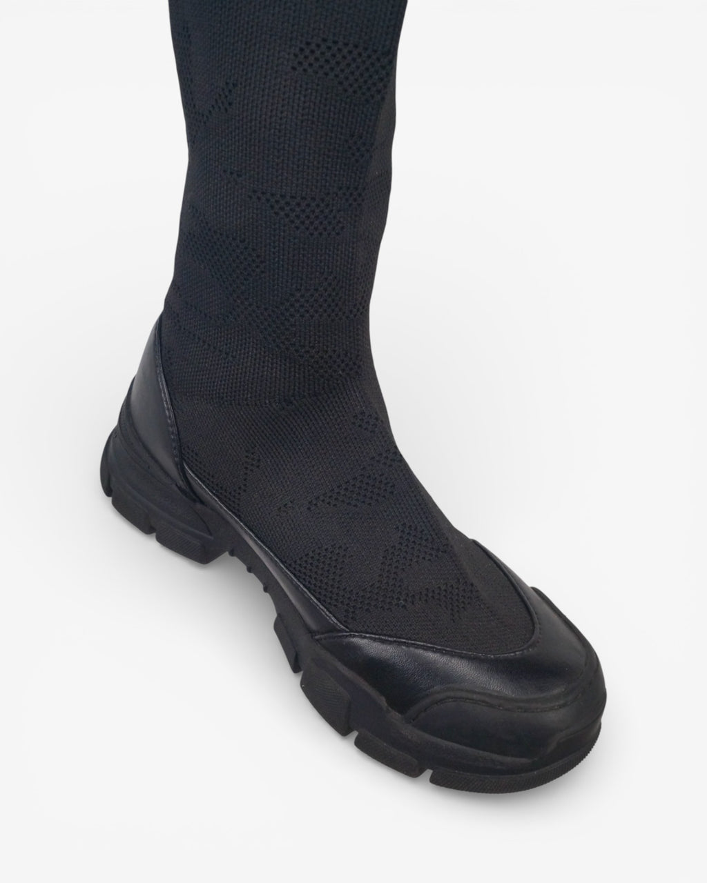 Bota elástica alta