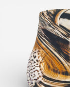 Botin animal print raso