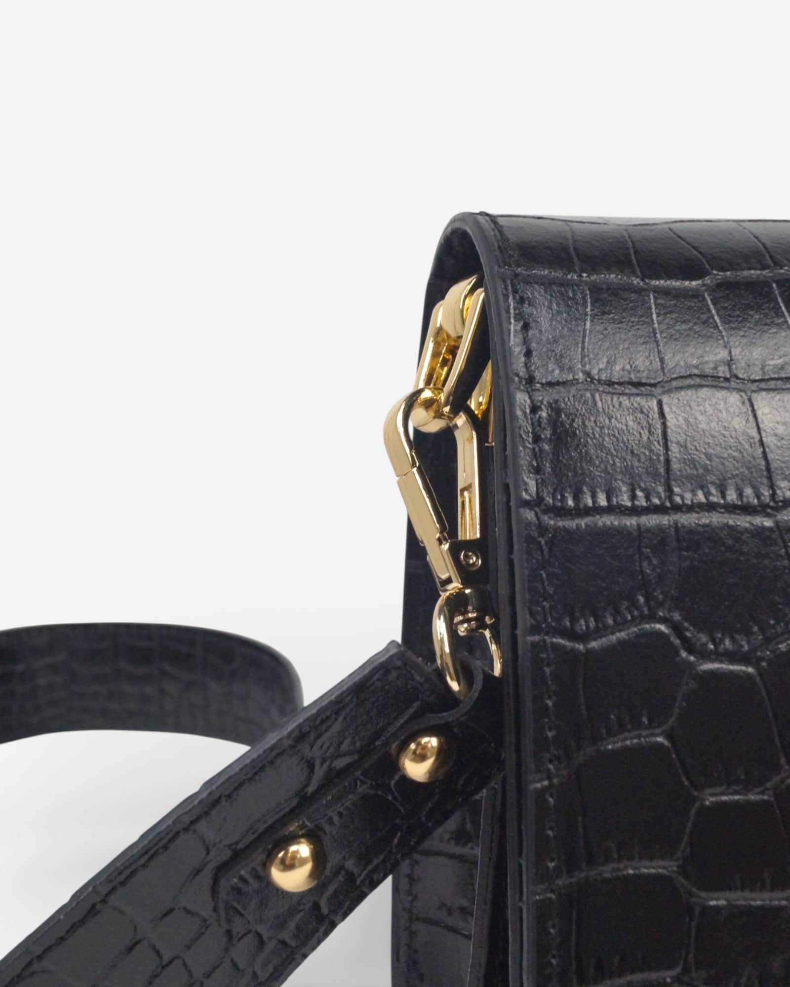 Bolso cocodrilo de piel