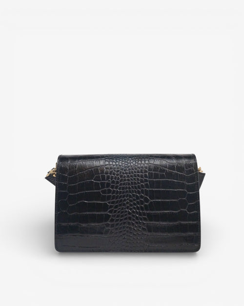 Bolso cocodrilo de piel
