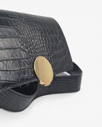 Bolso cocodrilo de piel