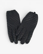 Guantes de piel negros