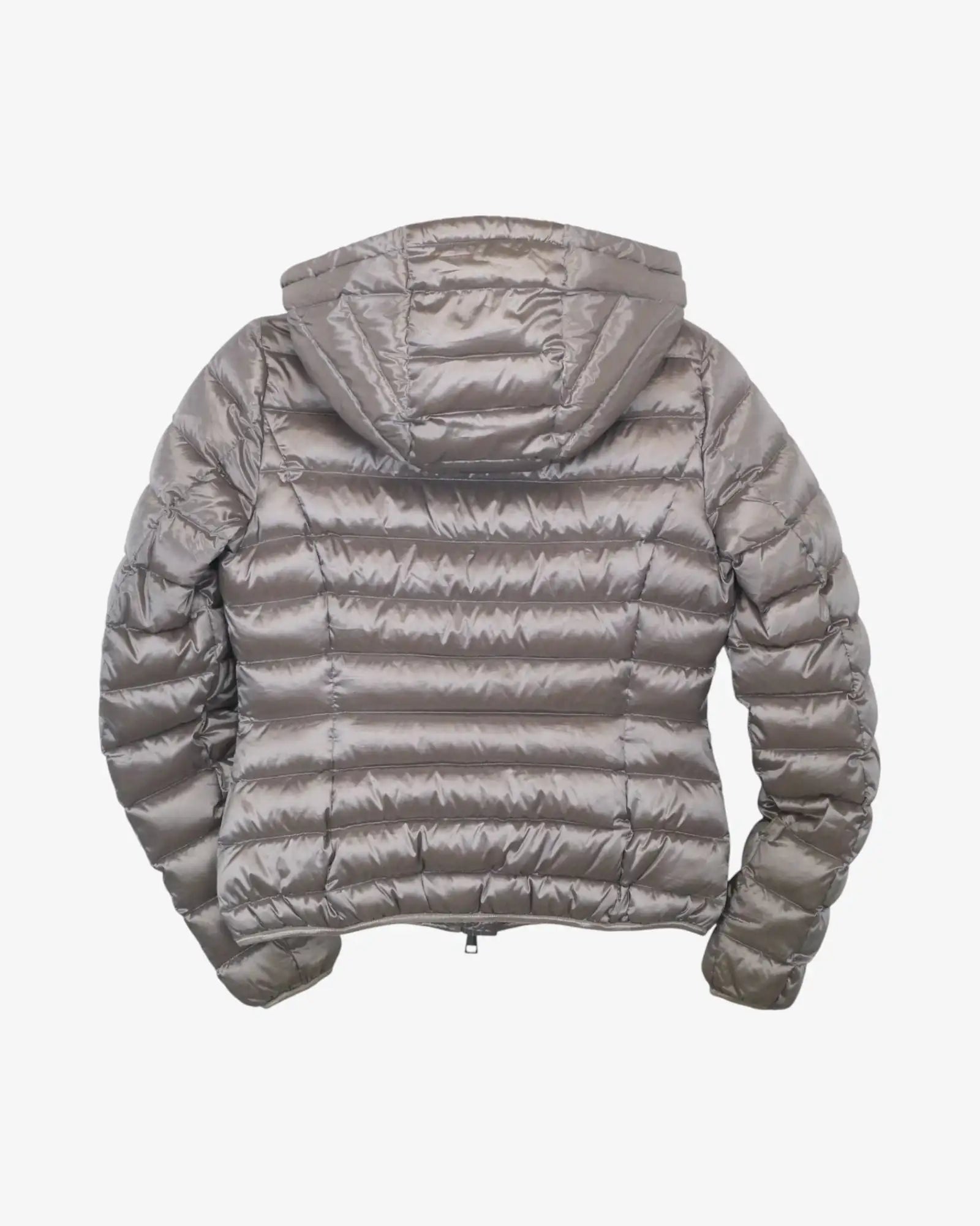 Anorak de plumas plateado