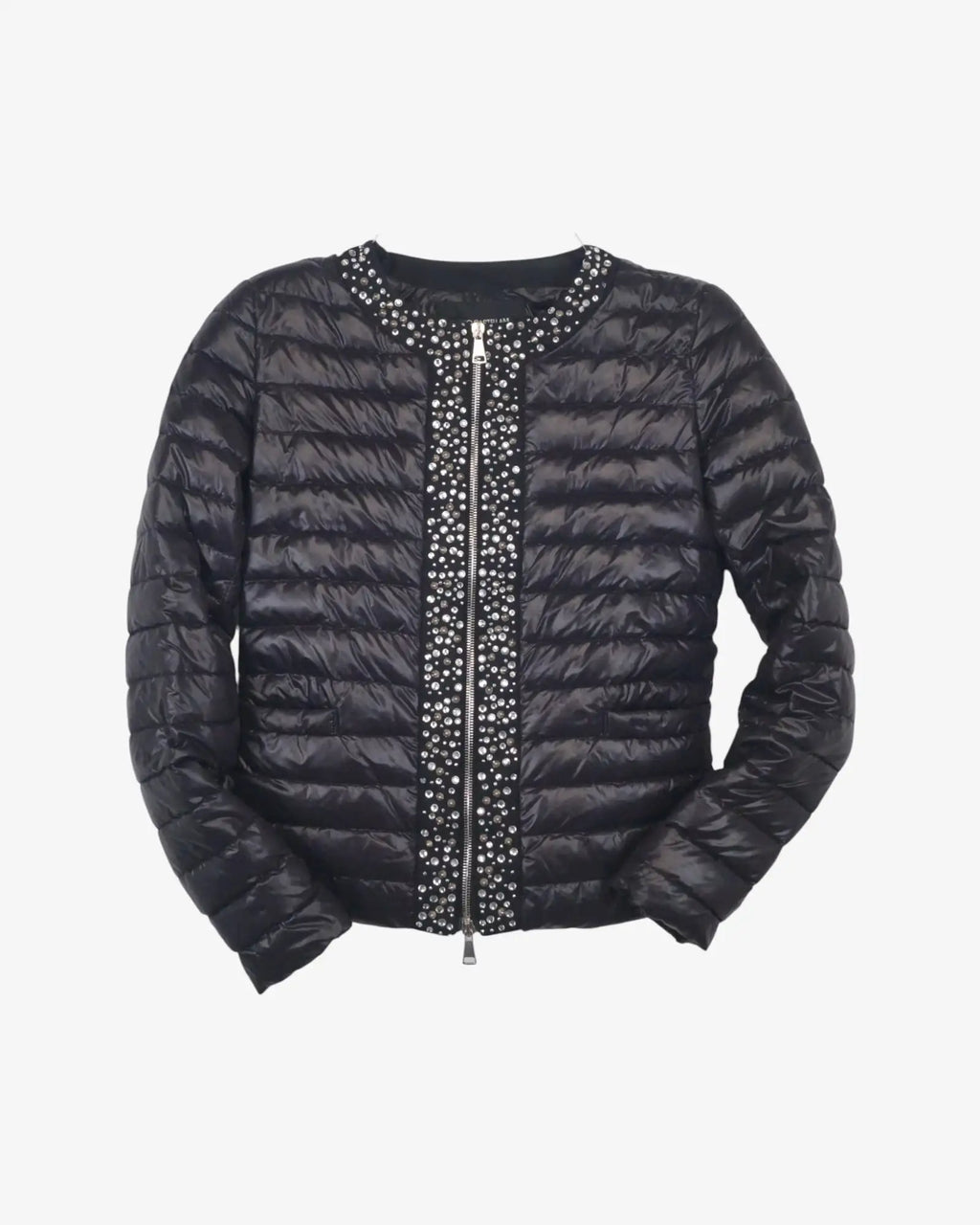 Chaqueta de plumas strass