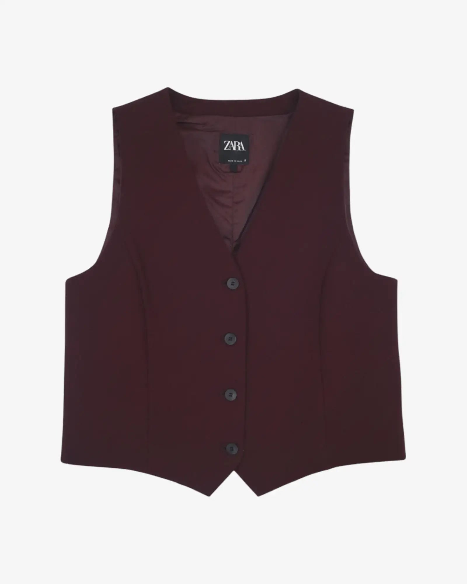 Chaleco granate de vestir