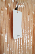Vestido salmón lentejuelas