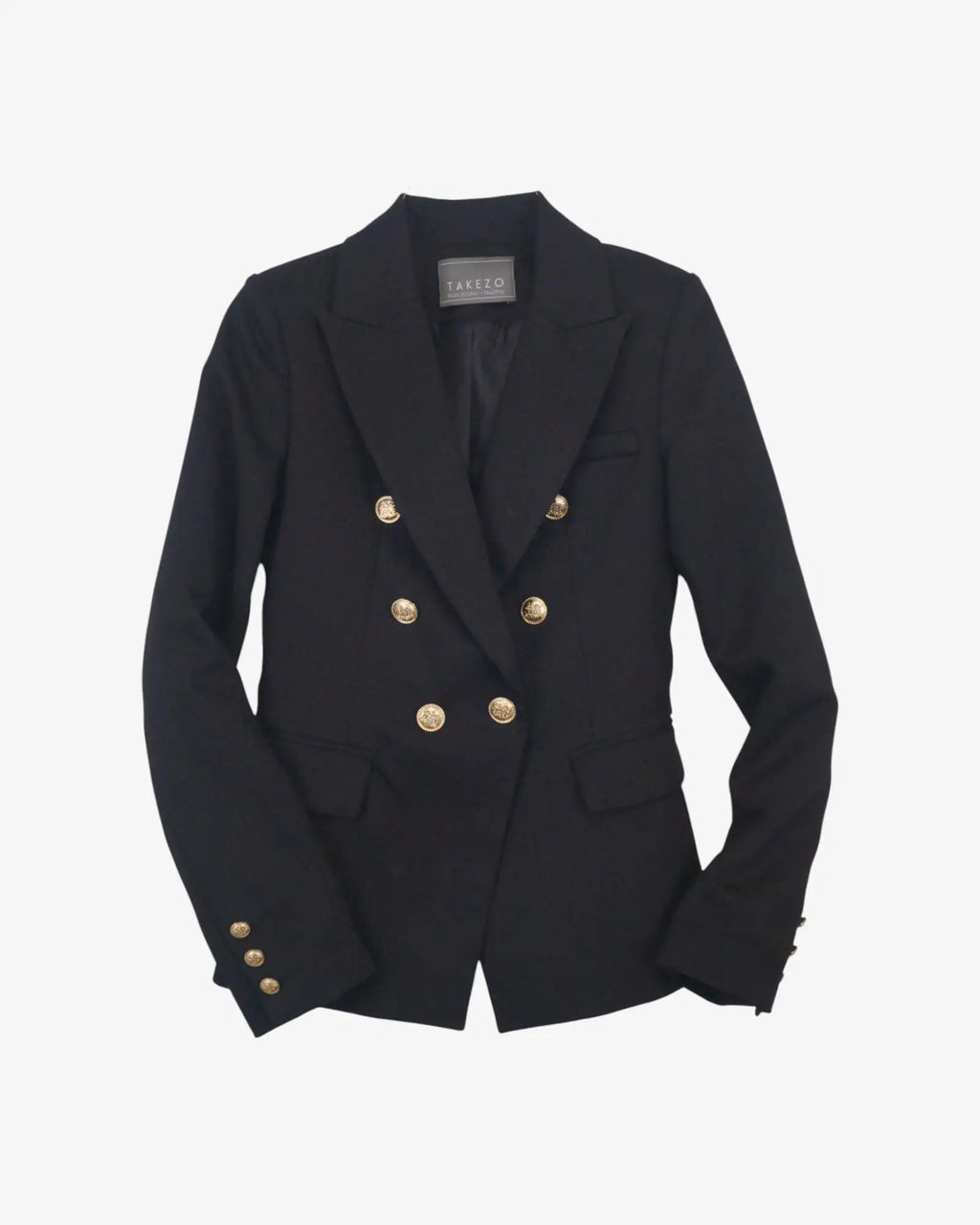 Blazer cruzado doble botonadura