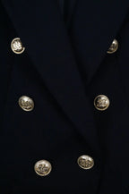Blazer cruzado doble botonadura
