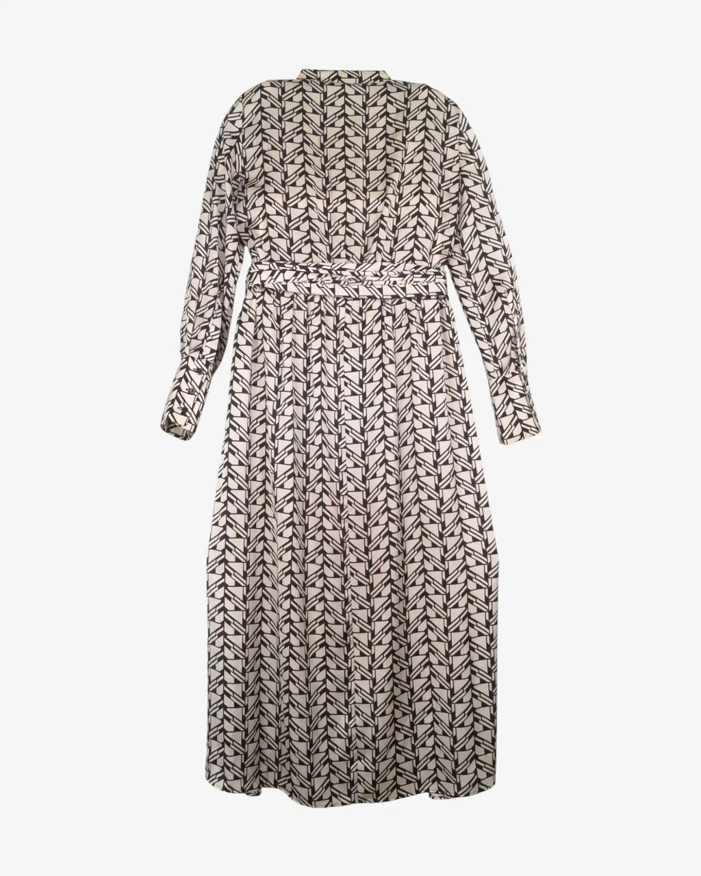 Vestido largo de raso