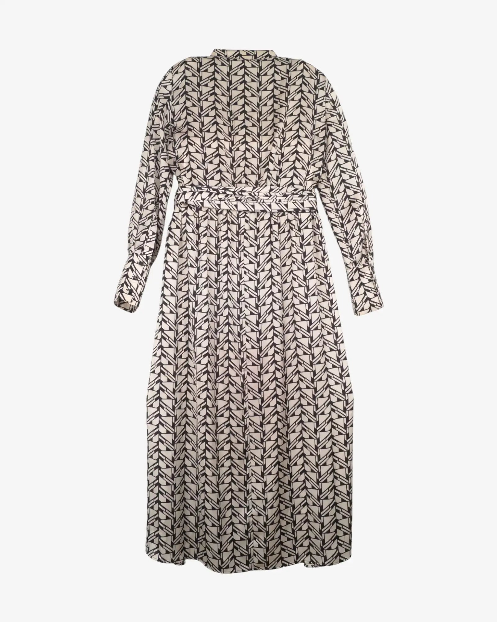 Vestido largo de raso