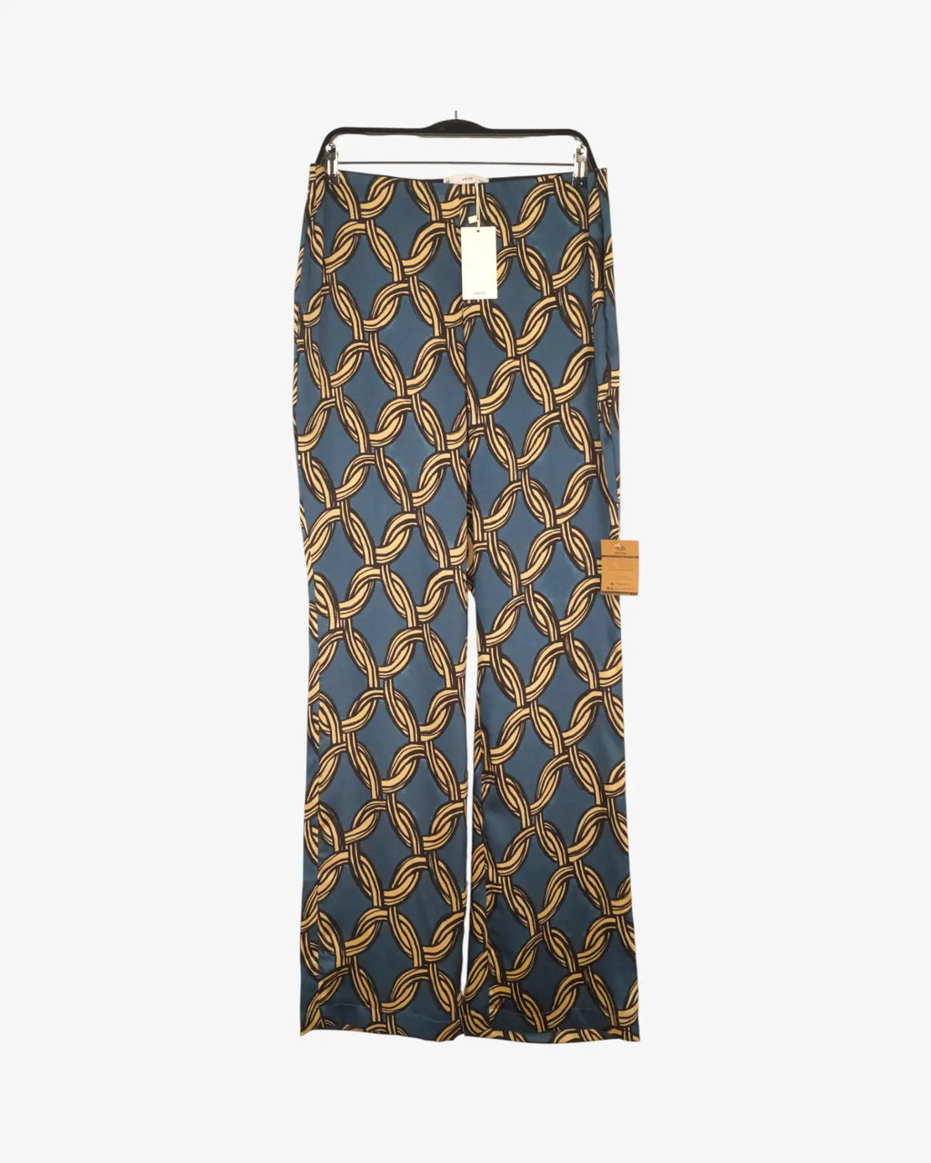Pantalón satinado estampado