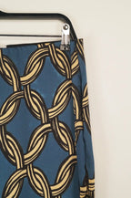 Pantalón satinado estampado