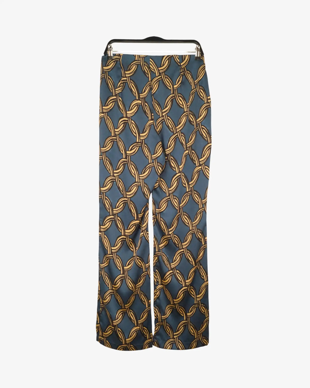 Pantalón satinado estampado