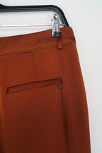 Pantalón satinado terracota
