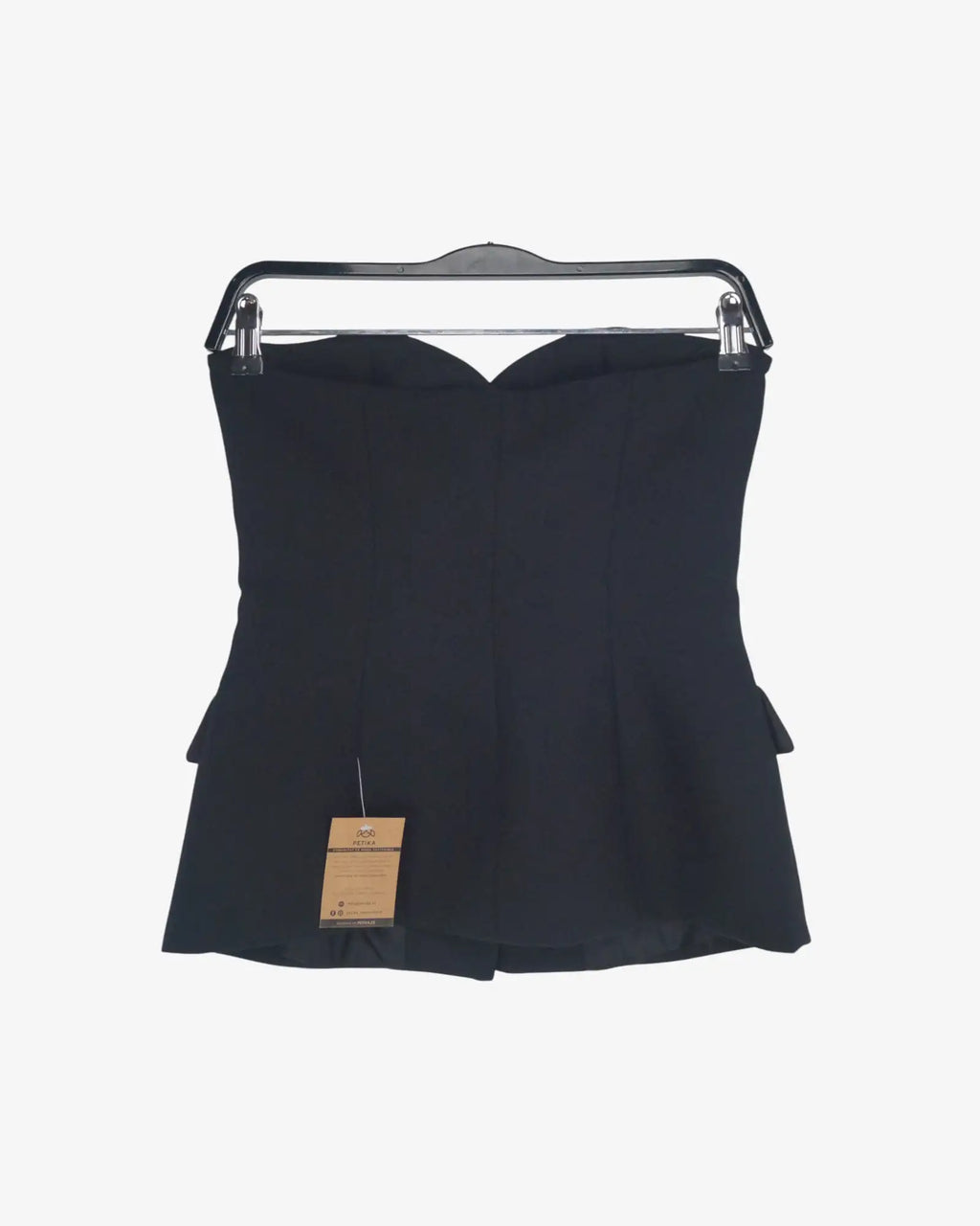 Chaleco strapless smoking