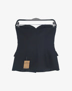 Chaleco strapless smoking