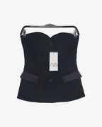 Chaleco strapless smoking