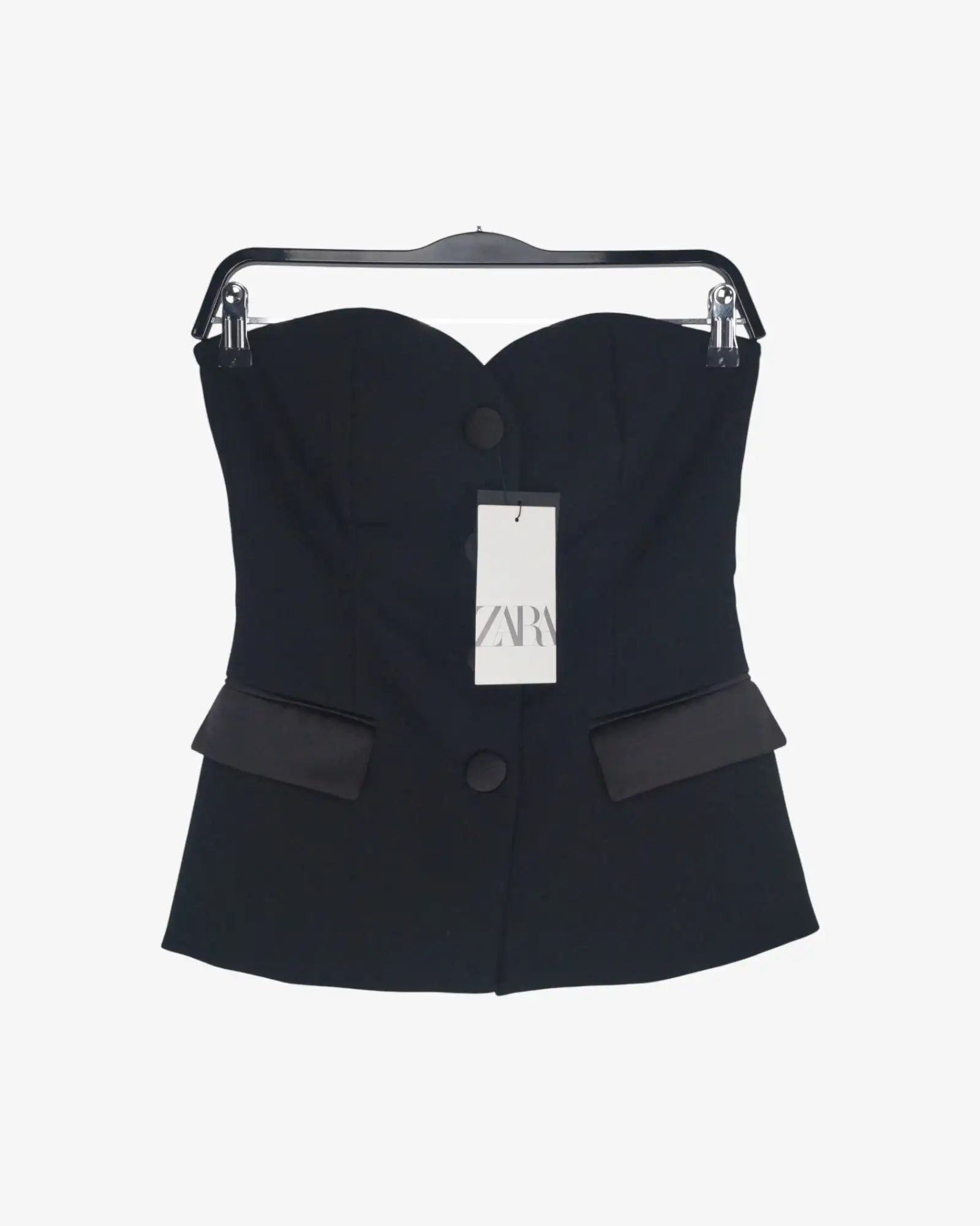 Chaleco strapless smoking