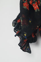 Vestido corto fruncido