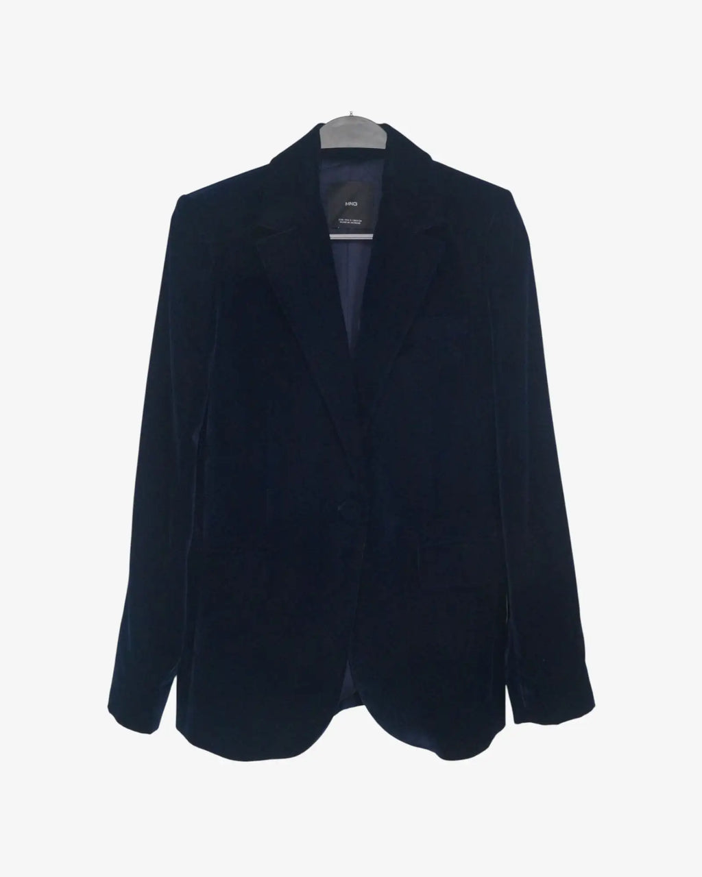 Americana terciopelo azul